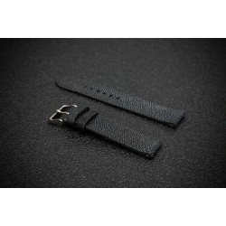 BLACK STINGRAY LEATHER WATCH STRAP – HANDMADE
