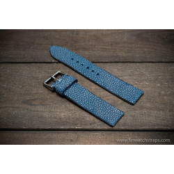 STINGRAY LEATHER WATCH STRAP/ LIGHT BLUE